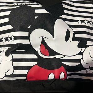 Mickey Mouse Striped Tote Bag